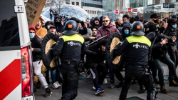 注意：荷蘭爆發大規模反封鎖抗議活動